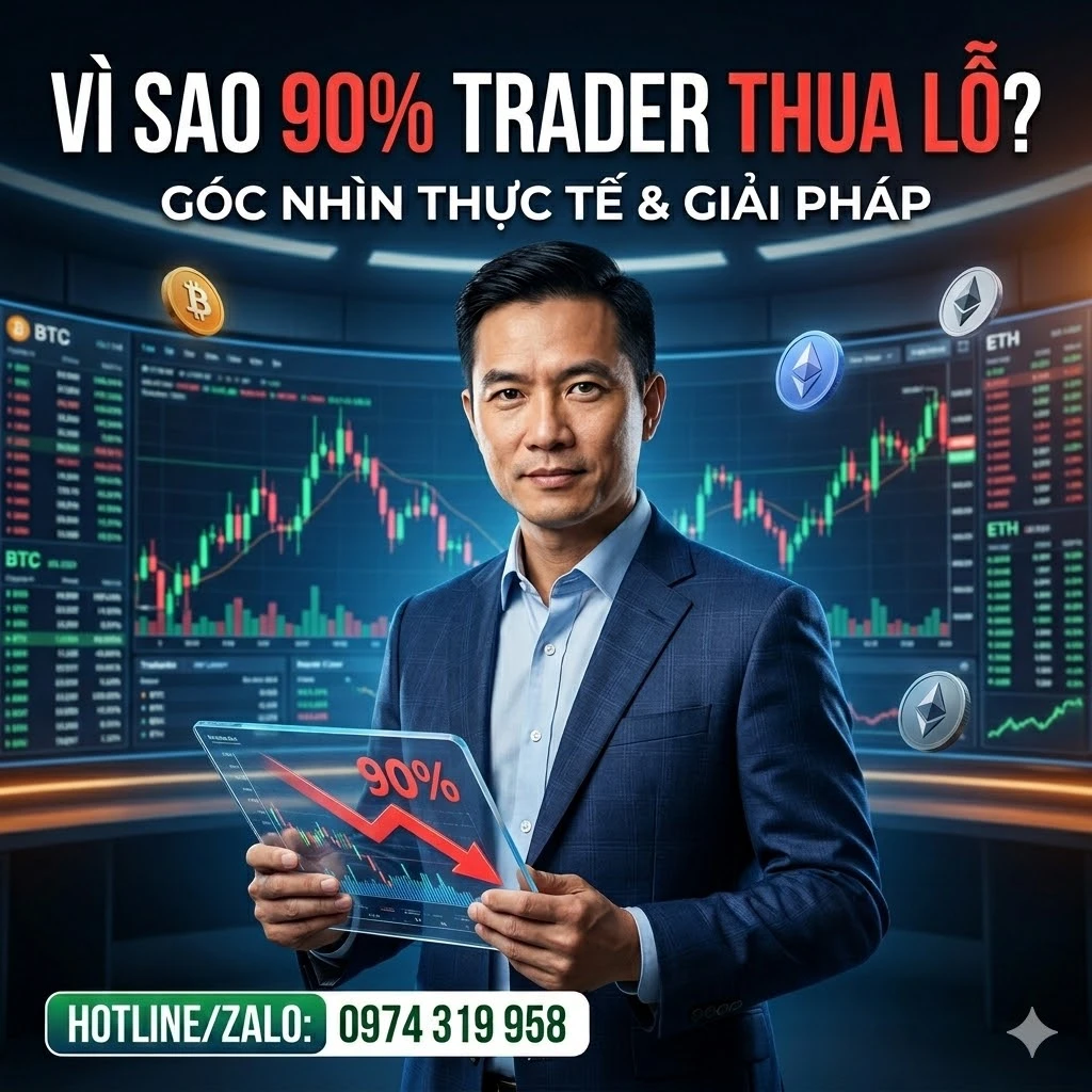 Vì sao 90% Trader thua lỗ? Sự thật tàn khốc và góc nhìn từ Thiên Quang