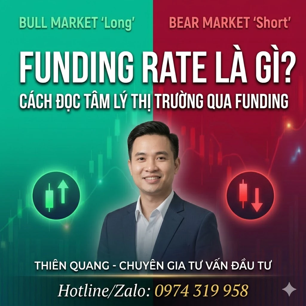 Funding Rate là gì? Giải mã tâm lý thị trường cùng chuyên gia Thiên Quang